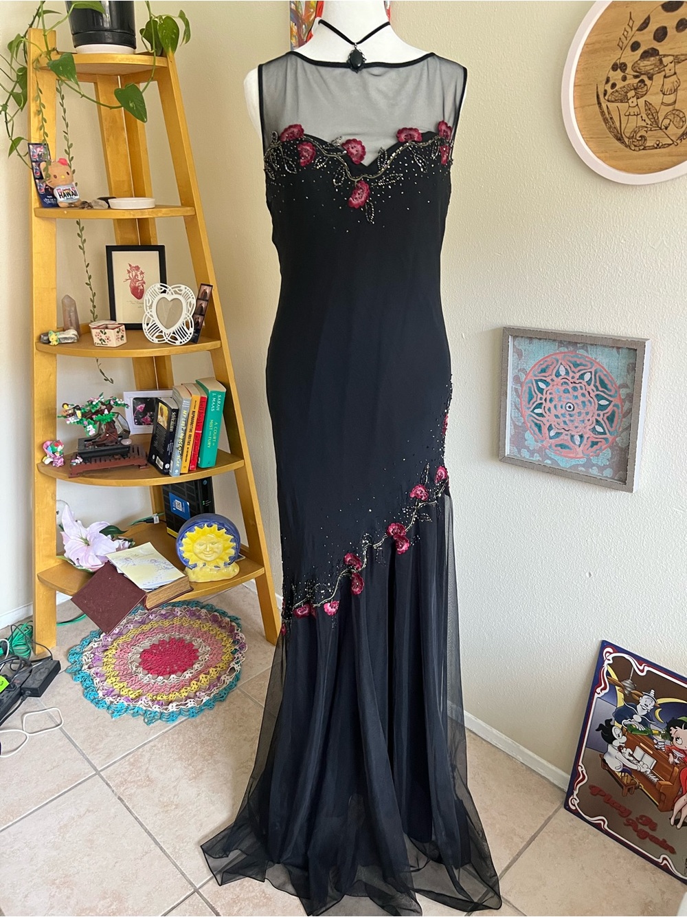 vintage beaded gown 🥀
